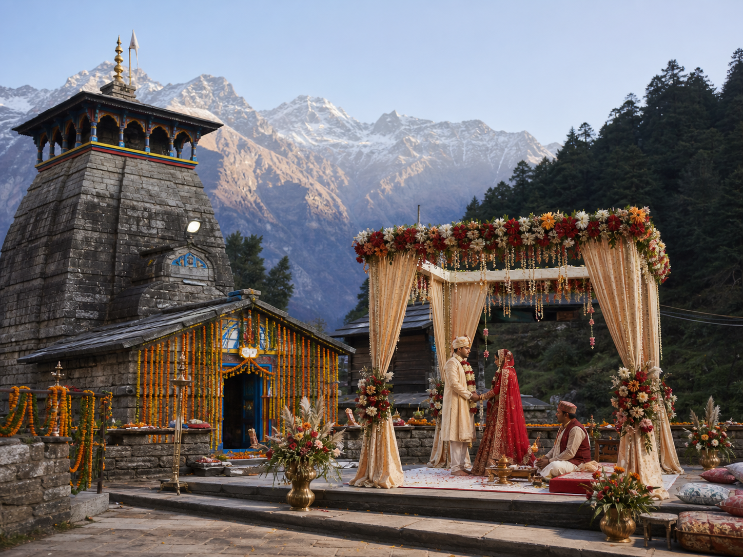 Triyuginarayan destination wedding